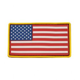 Vism USA Flag Patch PVC Red White Blue