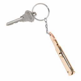 Bullet Shaped Key Chain with Knife, 5"