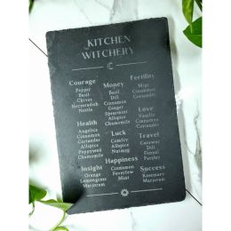 12" Slate Kitchen Witch Trivet