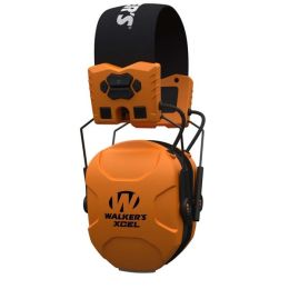 Walker's Safety XCEL Advanced Digital Muff with Bluetooth - Blaze Orange
