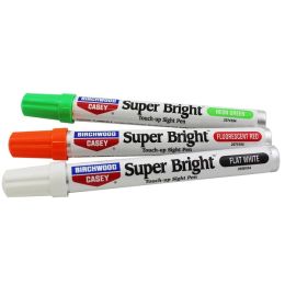 Birchwood Casey Super Bright Pen Kit Green Red White 0.33oz (Color: Red)