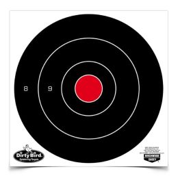 Birchwood Casey Dirty Bird 8in Round Bullseye-200 Targets (Color: White)