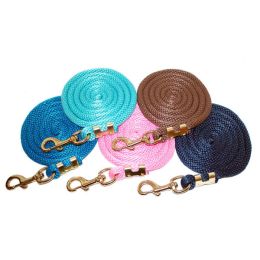 Poly Lead Rope (Color: Brass, Country of Manufacture: United States)