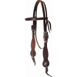Headstalls (Color: Chestnut, Material: Leather, Country of Manufacture: United States)