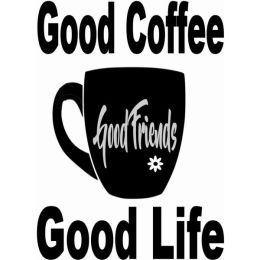 Good Coffee (Color: Coffee, Country of Manufacture: United States)