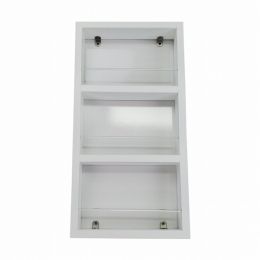 Miami On the Wall Spice Rack (Color: White, Country of Manufacture: United States)