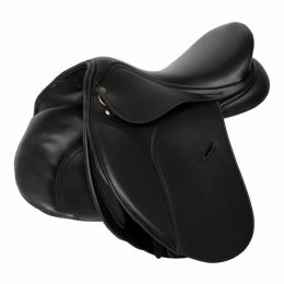 Vegan-X All Purpose Pony Saddle (Color: Black, Material: Leather, Country of Manufacture: United States)