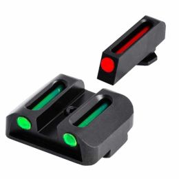 Truglo Fiber-Optic Handgun Sights - Glock (Color: Red, Material: Fiber)